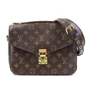 Louis Vuitton Metis Monogram Canvas Crossbody Shoulder Bag Brown